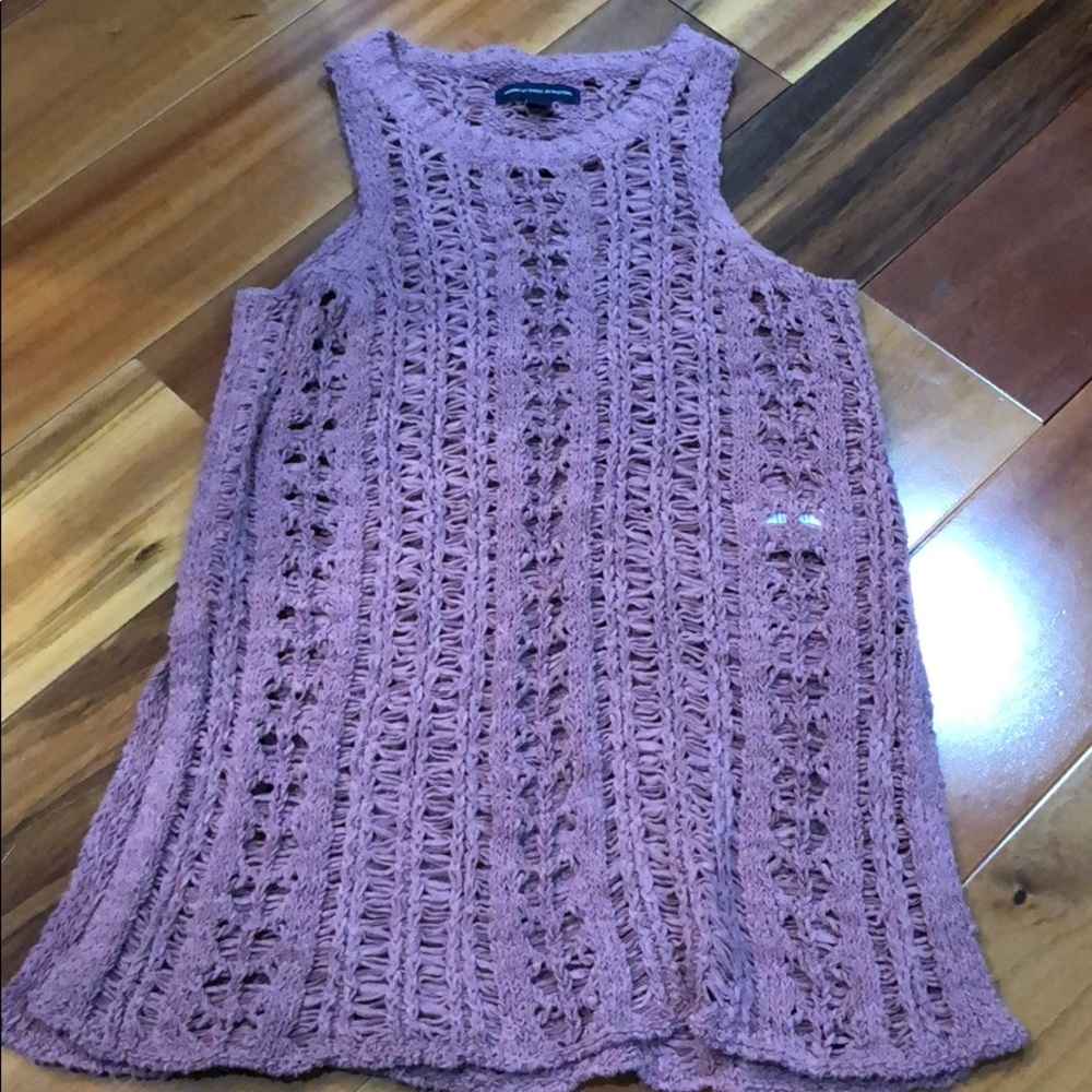 Mauve sweater tank